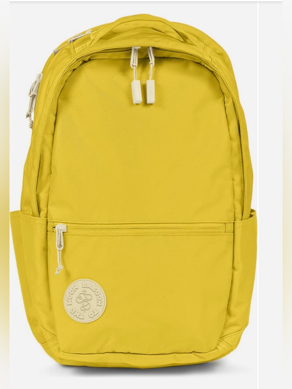 Baboon To The Moon City Backpack Yellow with Front Pocket